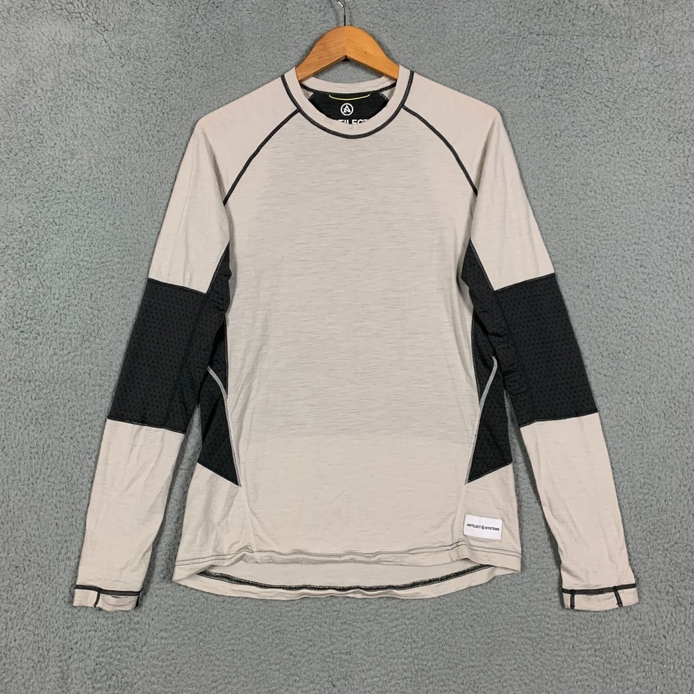 Artilect Darkhorse Merino Baselayer Women's XL Beige/Gray A/SYS 1 Zoned $160